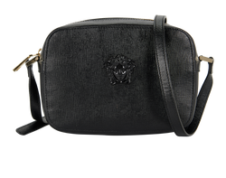 Medusa Camera Bag, Leather, Black, MII, 3*